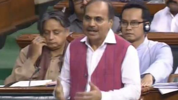 Opposition MPs sloganeering in Lok Sabha over Unnao case Opposition MPs sloganeering in Lok Sabha over Unnao case