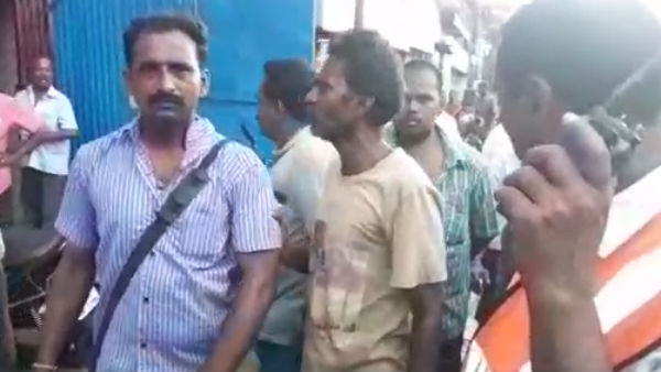 Policeman attacks public near Salem Policeman attacks public near Salem