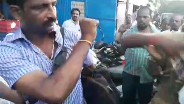 Policeman attacks public near Salem Policeman attacks public near Salem