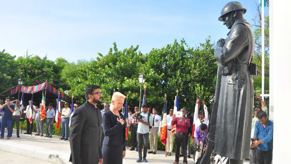Frances national day celebrated in Puducherry Frances national day celebrated in Puducherry