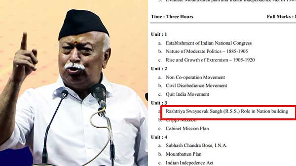 Nagpur University revises BA syllabus with RSS history Nagpur University revises BA syllabus with RSS history