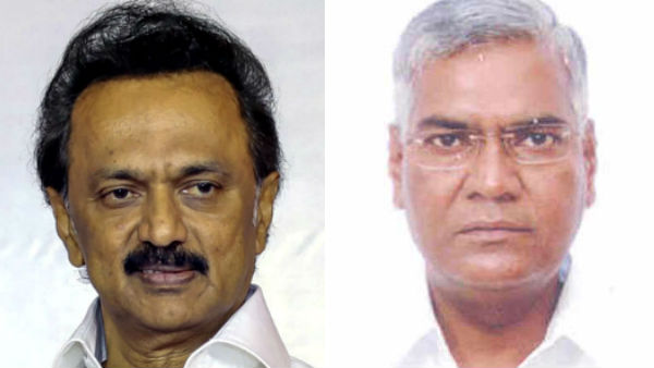 DMK leader M K Stalin Congratulates CPI National Secretary D. Raja DMK leader M K Stalin Congratulates CPI National Secretary D. Raja