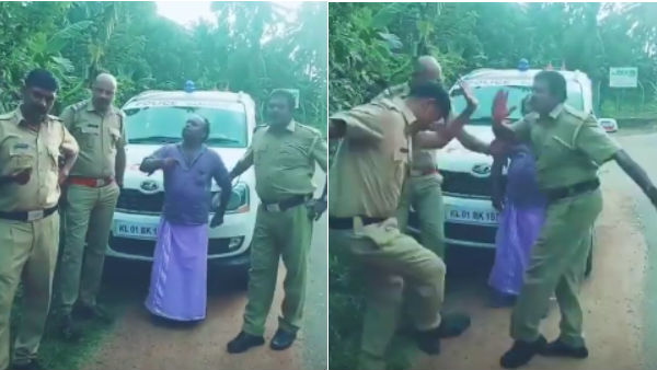 Viral Video in Tik tok about Kerala Police dance with accused Viral Video in Tik tok about Kerala Police dance with accused