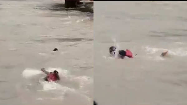 Salute to Uttarakhand Police for this brave effort. A drowning boy saved Salute to Uttarakhand Police for this brave effort. A drowning boy saved