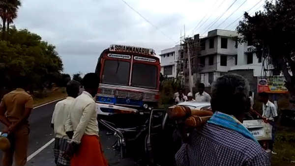 4 died in Road accident near Erode 4 died in Road accident near Erode
