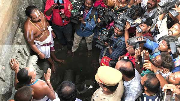 Athi varadar darshan over after 48 days in kanchipuram Athi varadar darshan over after 48 days in kanchipuram