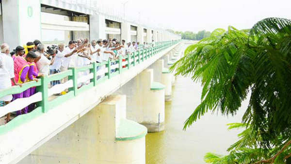 Cauvery water reached Mukkombu from Mettur Cauvery water reached Mukkombu from Mettur