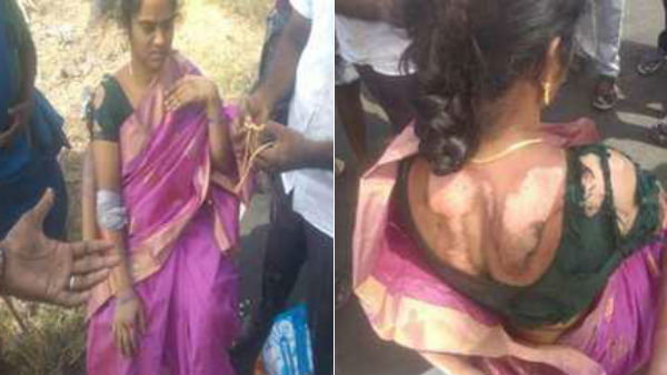 Jewellery Flush with woman in Usilampatti Jewellery Flush with woman in Usilampatti