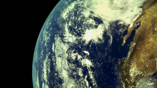 Chandrayaan-2 releases its first-ever official photo from the space Chandrayaan-2 releases its first-ever official photo from the space
