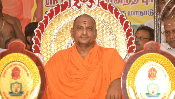 Sri Dayananda puri swamiji hampi invites Devangar Manadu in Coimbatore Sri Dayananda puri swamiji hampi invites Devangar Manadu in Coimbatore
