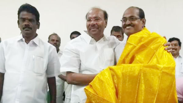 After 21 years, Professor Dheeran joined PMK After 21 years, Professor Dheeran joined PMK