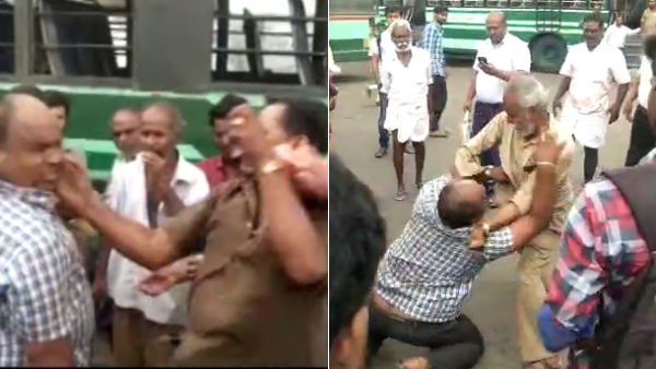 Gov Bus Staffs attack on passenger in Dindigul Gov Bus Staffs attack on passenger in Dindigul