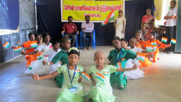 Devakottai school celebrates Independence day in difference Devakottai school celebrates Independence day in difference