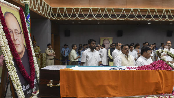 Arun Jaitley passed away, He to be Cremated in Delhi today Arun Jaitley passed away, He to be Cremated in Delhi today