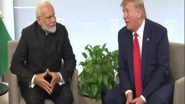 Kashmir is under control, feels Modi, says Donald Trump Kashmir is under control, feels Modi, says Donald Trump