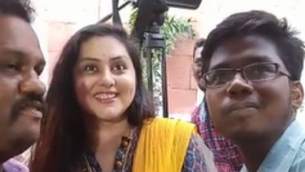 Nameetha have Athivaradhar darshan yesterday Nameetha have Athivaradhar darshan yesterday