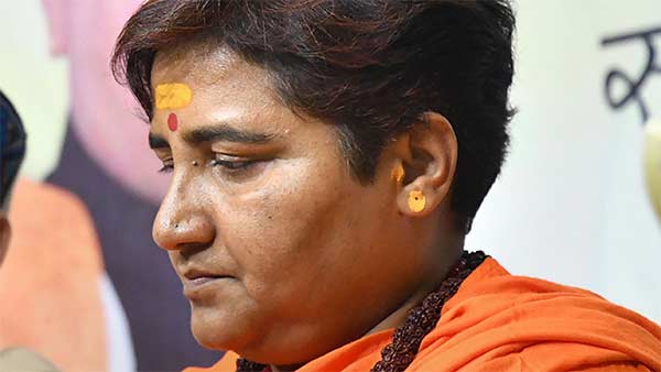 BJP issues gag order on Pragya Thakur BJP issues gag order on Pragya Thakur