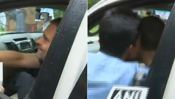 congress cadre kisses wayanad mp rahul gandhi congress cadre kisses wayanad mp rahul gandhi