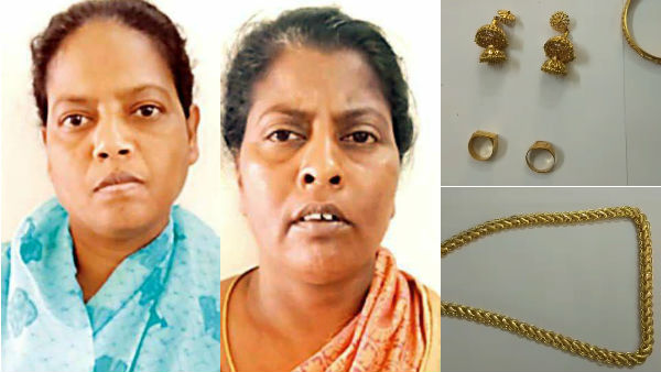 2 women arrested for stealing jewellery in Panruti 2 women arrested for stealing jewellery in Panruti