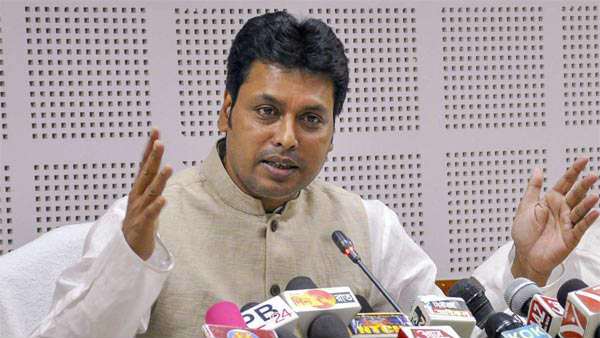 those who are opposing Hindi as the national language do not love the country: Tripura CM Biplab Kumar Deb those who are opposing Hindi as the national language do not love the country: Tripura CM Biplab Kumar Deb