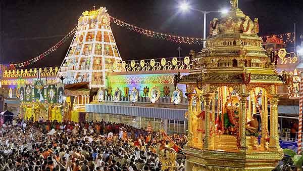திருப்பதி செல்லும் பூமாலைகள்