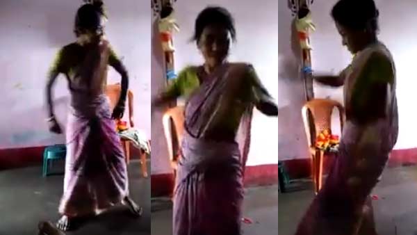 Young Mother Dances for her child Young Mother Dances for her child