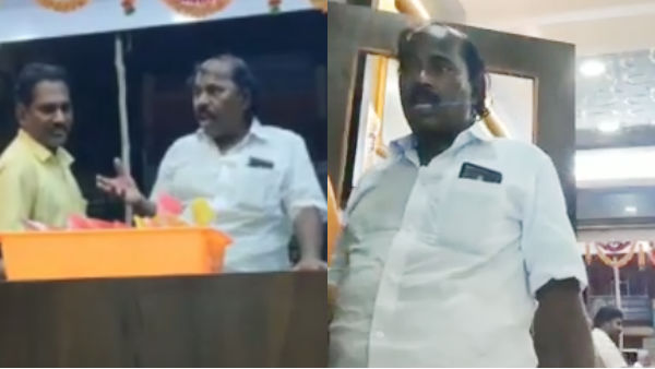 Vizhupuram DMK Secretary video goes viral Vizhupuram DMK Secretary video goes viral