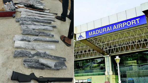 23 Guns confiscated at Madurai Airport 23 Guns confiscated at Madurai Airport