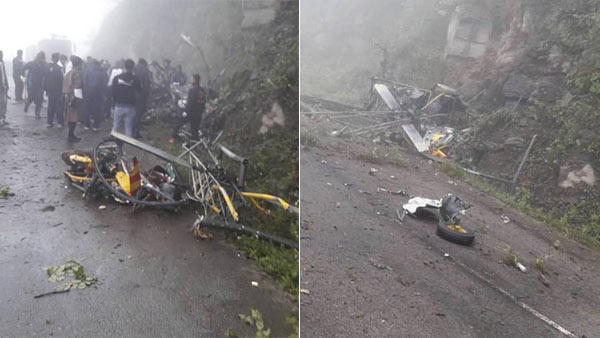 Indian Army helicopter crashes in Bhutan Indian Army helicopter crashes in Bhutan