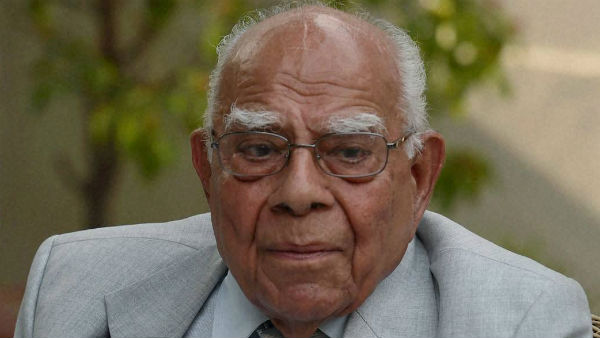 Senior Advocate Ram Jethmalani passed away this morning