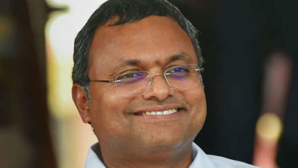 Karti Chidambaram says that no 56 can stop you who turn to 74 Karti Chidambaram says that no 56 can stop you who turn to 74