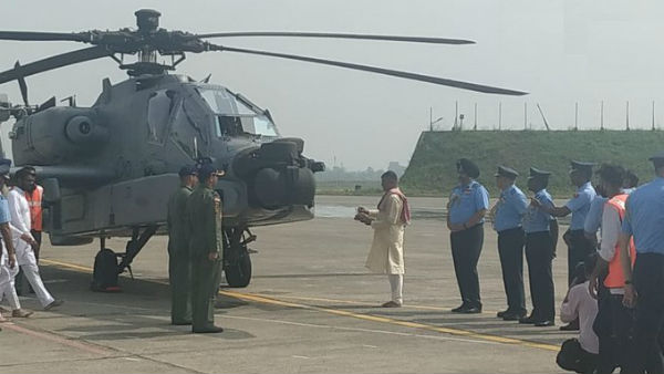 Indian Air Force inducts 8 new Apache attack choppers Indian Air Force inducts 8 new Apache attack choppers
