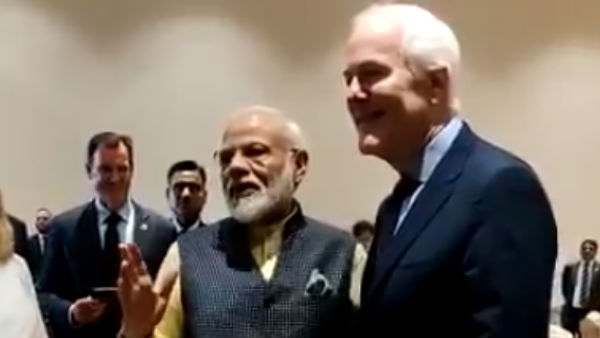 PM Modi seen apologized to US senator John Cornyns wife on her birthday PM Modi seen apologized to US senator John Cornyns wife on her birthday