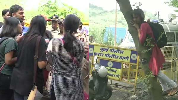 144 imposed in Mumbais Aarey colony, 38 protestors arrested 144 imposed in Mumbais Aarey colony, 38 protestors arrested
