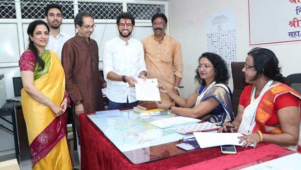 Maharashtra Assembly Election 2019: Aditya Thackeray Files Nomination Maharashtra Assembly Election 2019: Aditya Thackeray Files Nomination