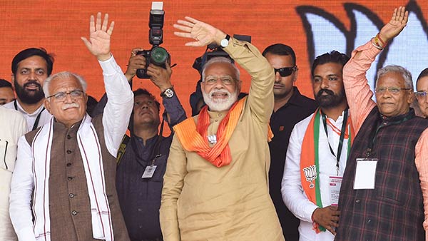 Exit Poll 2019: BJP get a huge mark of victory in Haryana says News18 - IPSOS Exit Poll 2019: BJP get a huge mark of victory in Haryana says News18 - IPSOS