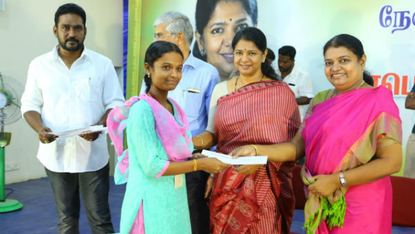 Dmk mp Kanimozhi is distressed over his brother mk Stalin Dmk mp Kanimozhi is distressed over his brother mk Stalin