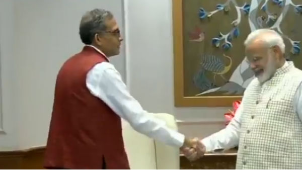 Nobel Laureate Abhijit Banerjee meets Prime Minister Narendra Modi Nobel Laureate Abhijit Banerjee meets Prime Minister Narendra Modi