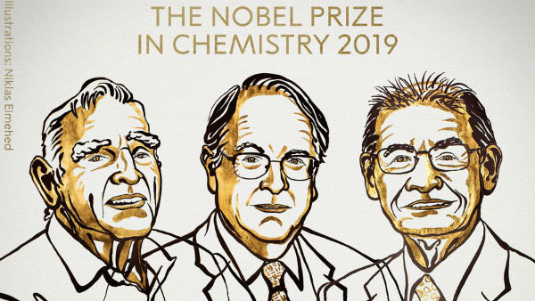 2019 Nobel Prize in Chemistry announced for development of lithium-ion batteries 2019 Nobel Prize in Chemistry announced for development of lithium-ion batteries