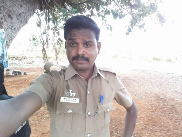 Near Virudhunagar, policeman poisoned by suicide Near Virudhunagar, policeman poisoned by suicide