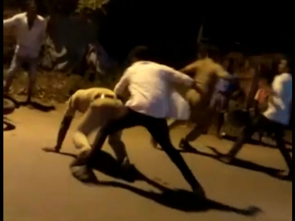 rowdies attack two policemen in puducherry rowdies attack two policemen in puducherry