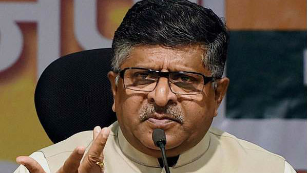 Union Minister Ravi Shankar Prasad withdraws remaks on economy issue Union Minister Ravi Shankar Prasad withdraws remaks on economy issue