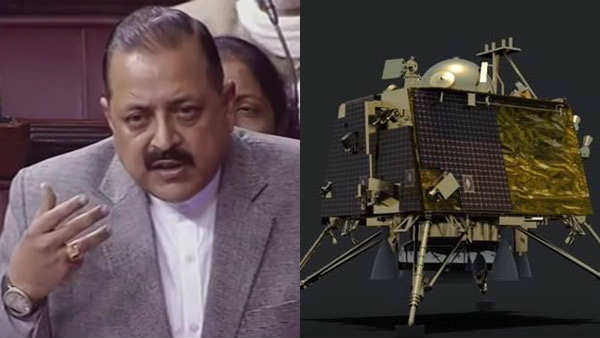 Central Government says that Vikram Lander hard landed within 500 meters height Central Government says that Vikram Lander hard landed within 500 meters height