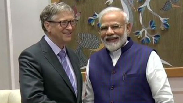 Microsoft Co Founder meet PM Narendra Modi in Delhi Microsoft Co Founder meet PM Narendra Modi in Delhi