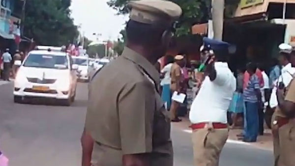 போலீஸ் கெடுபிடி