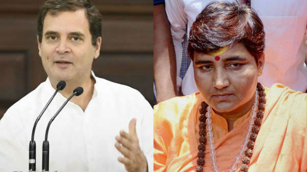 Terrorist Pragya, says Rahul Gandhi Terrorist Pragya, says Rahul Gandhi