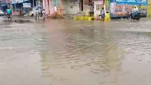 Heavy rain lashes in Sankarankoil, Thenkasi District Heavy rain lashes in Sankarankoil, Thenkasi District