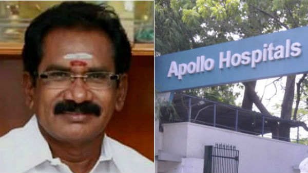 minister sellur raju admitted in apollo hospital minister sellur raju admitted in apollo hospital