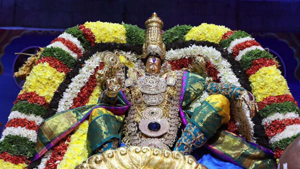 Tiruchanoor Padmavathi thayar temple Brahmotsavam begins with flag hoisting Tiruchanoor Padmavathi thayar temple Brahmotsavam begins with flag hoisting