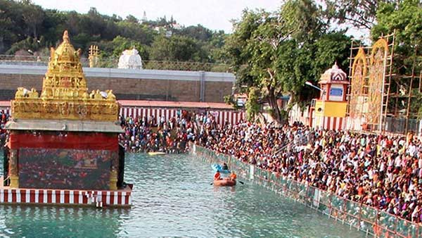 Pushpayagam was held at Padmavathi Thayar Temple Pushpayagam was held at Padmavathi Thayar Temple